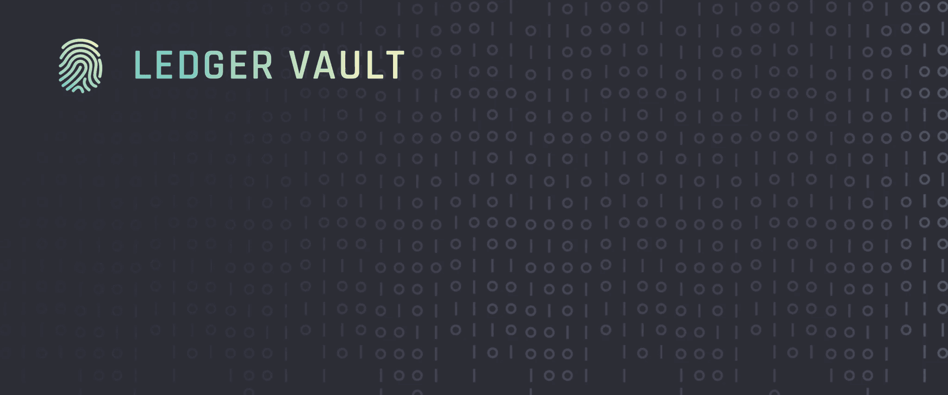 Ledger Vault Banner