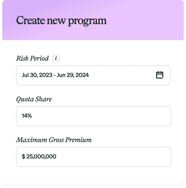 Create new program